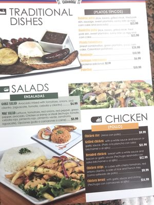 Menu photo 7 Mi Querida Colombia Ocoee, FL