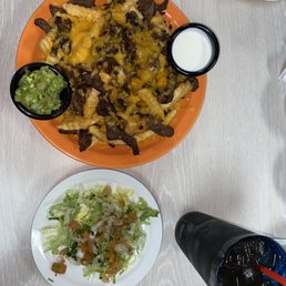 Shredded Beef, Chicken or Carne Asada Plate