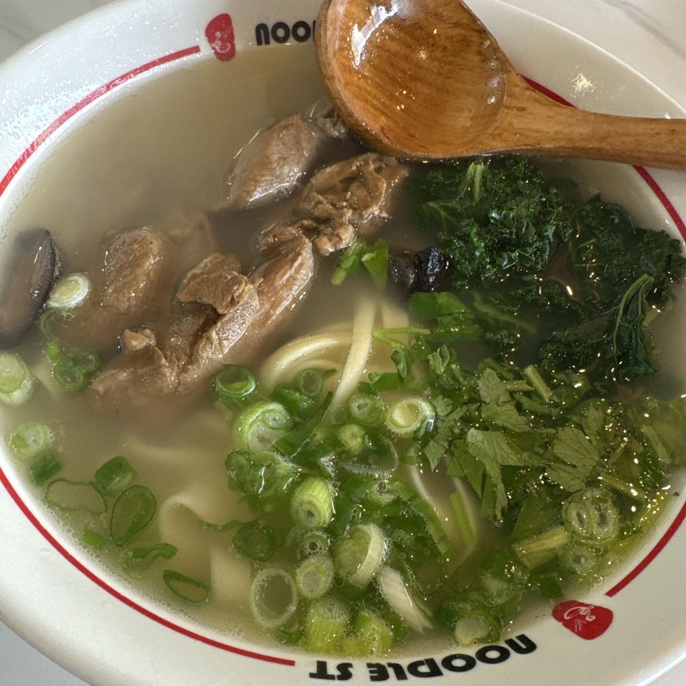 Noodle St - Chicken Noodle Soup w/Small flat noodles - Noodles Near Me - Fullerton, California