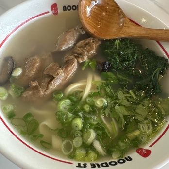Noodle St - Chicken Noodle Soup w/Small flat noodles - Noodles Near Me - Fullerton, California Noodle St - Chicken Noodle Soup w/Small flat noodles - Noodles Near Me - Fullerton, California