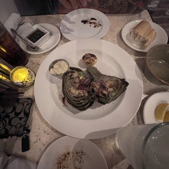 Celadon - Grilled Artichoke - Seafood Near Me - Napa, California Celadon - Grilled Artichoke - Seafood Near Me - Napa, California