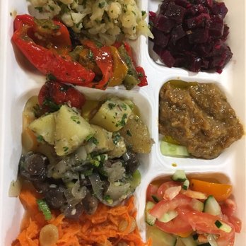 Moroccan Flavors - Salad sampler minus olives. - Moroccan Near Me - Minneapolis, Minnesota Moroccan Flavors - Salad sampler minus olives. - Moroccan Near Me - Minneapolis, Minnesota