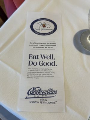 Menu photo 4 Columbia Restaurant Sarasota, FL Menu photo 4 Columbia Restaurant Sarasota, FL