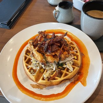 Antilogy - Chicken and waffle - New American Near Me - Greenwood, Indiana