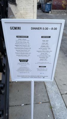 Gemini — Wine Shop + Dinner by null