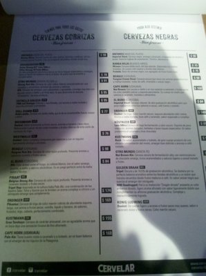 Menu photo 5 Cervelar Buenos Aires, C