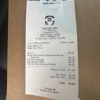Café Com Leite - What package is normally worth - Cafes Near Me - Phoenixville, Pennsylvania Café Com Leite - What package is normally worth - Cafes Near Me - Phoenixville, Pennsylvania