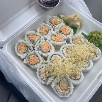 Sushi Express - Spicy crab roll Crunchy shrimp roll - Chinese Near Me - Metairie, Louisiana Sushi Express - Spicy crab roll Crunchy shrimp roll - Chinese Near Me - Metairie, Louisiana