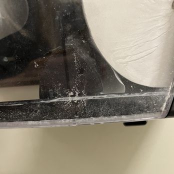 Dodger Stadium - Dirty toilet paper machine in women's bathroom - Stadiums & Arenas Near Me - Los Angeles, California