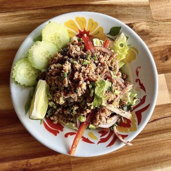 Rim Thanon Thai Kitchen - Minced chicken laab - Thai Near Me - Barrie, Ontario Rim Thanon Thai Kitchen - Minced chicken laab - Thai Near Me - Barrie, Ontario
