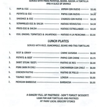 Porras Prontito - Menu - Mexican Near Me - Houston, Texas Porras Prontito - Menu - Mexican Near Me - Houston, Texas