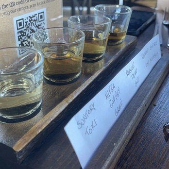 Bosscat Kitchen & Libations - Whiskey Sampler - New American Near Me - Irvine, California Bosscat Kitchen & Libations - Whiskey Sampler - New American Near Me - Irvine, California