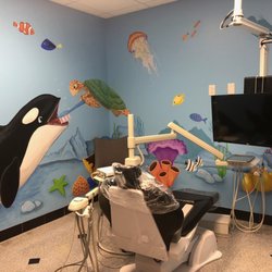 Quantum Dental - Our special room for kids is beautifully painted with fun cartoons to set kids at ease and help them enjoy getting checkups.