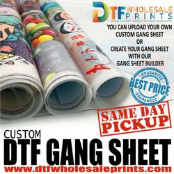 DTF Wholesale Prints