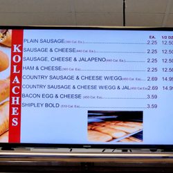 Shipley Do-Nuts - Menu