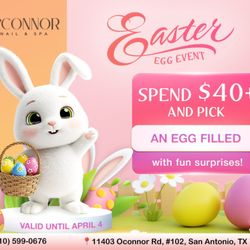O'Connor Nail & Spa - EASTER EGG EVENT at O'Connor Nail & Spa!