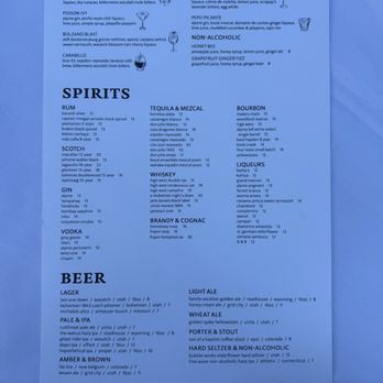 Pine Cone Ridge - The drink menu - New American Near Me - Park City, Utah