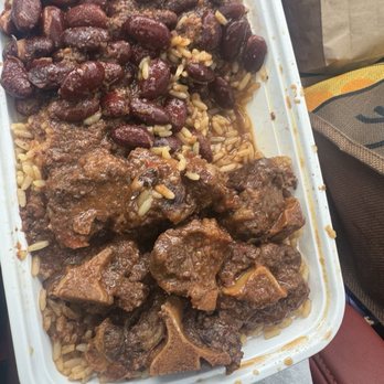 Roti n' Ting - Oxtail Meal with Red Beans - Caribbean Near Me - Pickering, Ontario