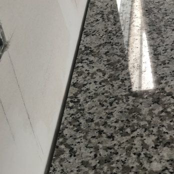 Keystone Granite - The large variance of how the slab aligned with the wall - Countertop Installation Near Me - Salem, Oregon