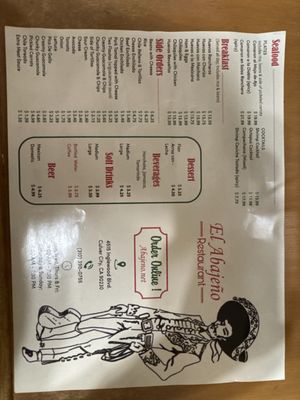 Menu photo 2 El Abajeño Culver City, CA