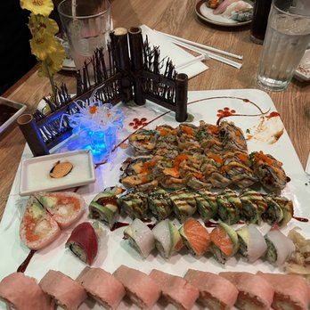 Jin Sushi - Part 3 of Tray C, rainbow roll and other rolls. - Sushi Bars Near Me - Grove City, Pennsylvania