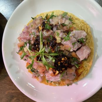 Holbox - Tostada de jurel - Latin American Near Me - Los Angeles, California Holbox - Tostada de jurel - Latin American Near Me - Los Angeles, California