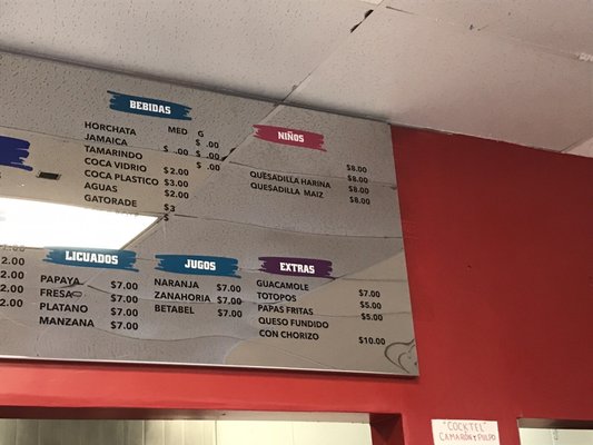 Menu photo 6 Tacos Tijuana Steak House Castaic, CA