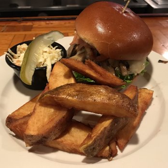 Redline Roadhouse - Mushroom and Swiss Deluxe Burger - American Near Me - Cortlandt, New York Redline Roadhouse - Mushroom and Swiss Deluxe Burger - American Near Me - Cortlandt, New York