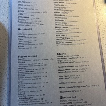Poor Calvin's - Drink list - Asian Fusion Near Me - Atlanta, Georgia