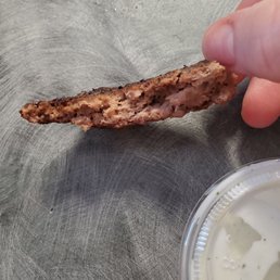 Burnt and refused to cook it to order.