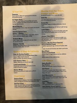 Menu photo 7 Chak De California Pasadena, CA