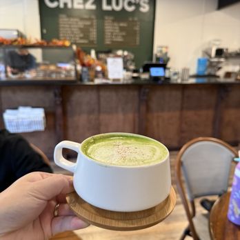 Chez Luc’s - Caramel Apple Butter Matcha - Coffee & Tea Near Me - Sacramento, California