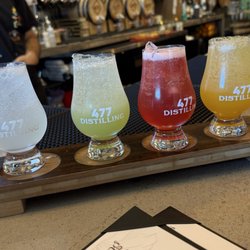 Mule flight -- classic, cucumber, cinnamon-hibiscus & passion fruit