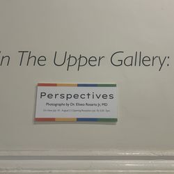 Carlisle Arts Learning Center - Directions to the upstairs gallery featuring Dr Eliseo Rosario's photography exhibit