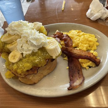 Kava's Pancake House - Kava's French Toast Combo - Waffles Near Me - Anchorage, Alaska