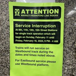 SEPTA 13th Street Station - FYI