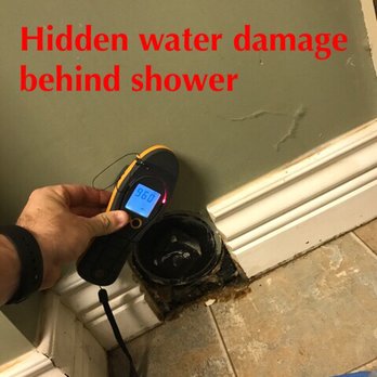 I Find It Inspections - Shower tiles appear to be leaking heavily around the stall causing significant water damage to the drywall & framing. Expect $$$ repairs. - Home Inspectors Near Me - Surrey, British Columbia I Find It Inspections - Shower tiles appear to be leaking heavily around the stall causing significant water damage to the drywall & framing. Expect $$$ repairs. - Home Inspectors Near Me - Surrey, British Columbia