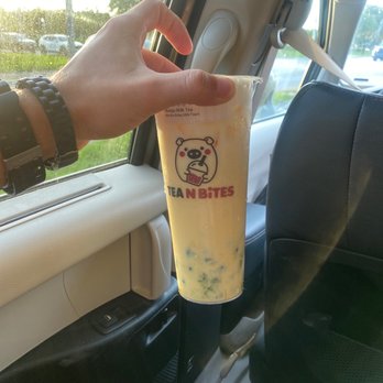 Tea N Bites - Mango milk tea. - Bubble Tea Near Me - Miami, Florida