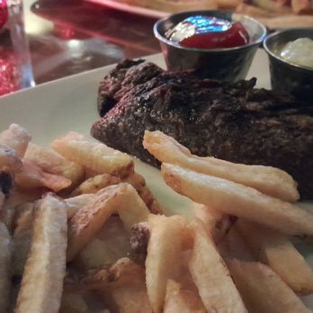 Whiskey by John Howie - The steak and fries and wonderfully priced for what you get. - Whiskey Bars Near Me - Bellevue, Washington