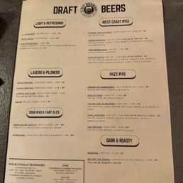 Beer list Beer list