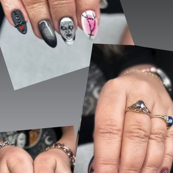 Charvaz Artistry - Conjuring inspired nails by Charlene - Makeup Artists Near Me - Plaistow, New Hampshire Charvaz Artistry - Conjuring inspired nails by Charlene - Makeup Artists Near Me - Plaistow, New Hampshire