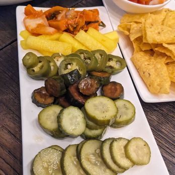 The Temple Kitchen + Bar - Pickle sampler (holy hot jalapeño!) - Beer Bar Near Me - Hilo, Hawaii The Temple Kitchen + Bar - Pickle sampler (holy hot jalapeño!) - Beer Bar Near Me - Hilo, Hawaii