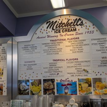Mitchells Ice Cream - Menu - Ice Cream & Frozen Yogurt Near Me - San Francisco, California