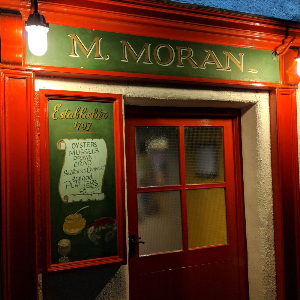 Morans Oyster Cottage - Entrance - Seafood Near Me - Galway, G Morans Oyster Cottage - Entrance - Seafood Near Me - Galway, G
