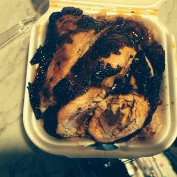 Raps Authentic Jamaican - Smoked jerked chicken with a nice bark..underneath is he rice and peas. Small combo - Caribbean Near Me - York, Ontario Raps Authentic Jamaican - Smoked jerked chicken with a nice bark..underneath is he rice and peas. Small combo - Caribbean Near Me - York, Ontario