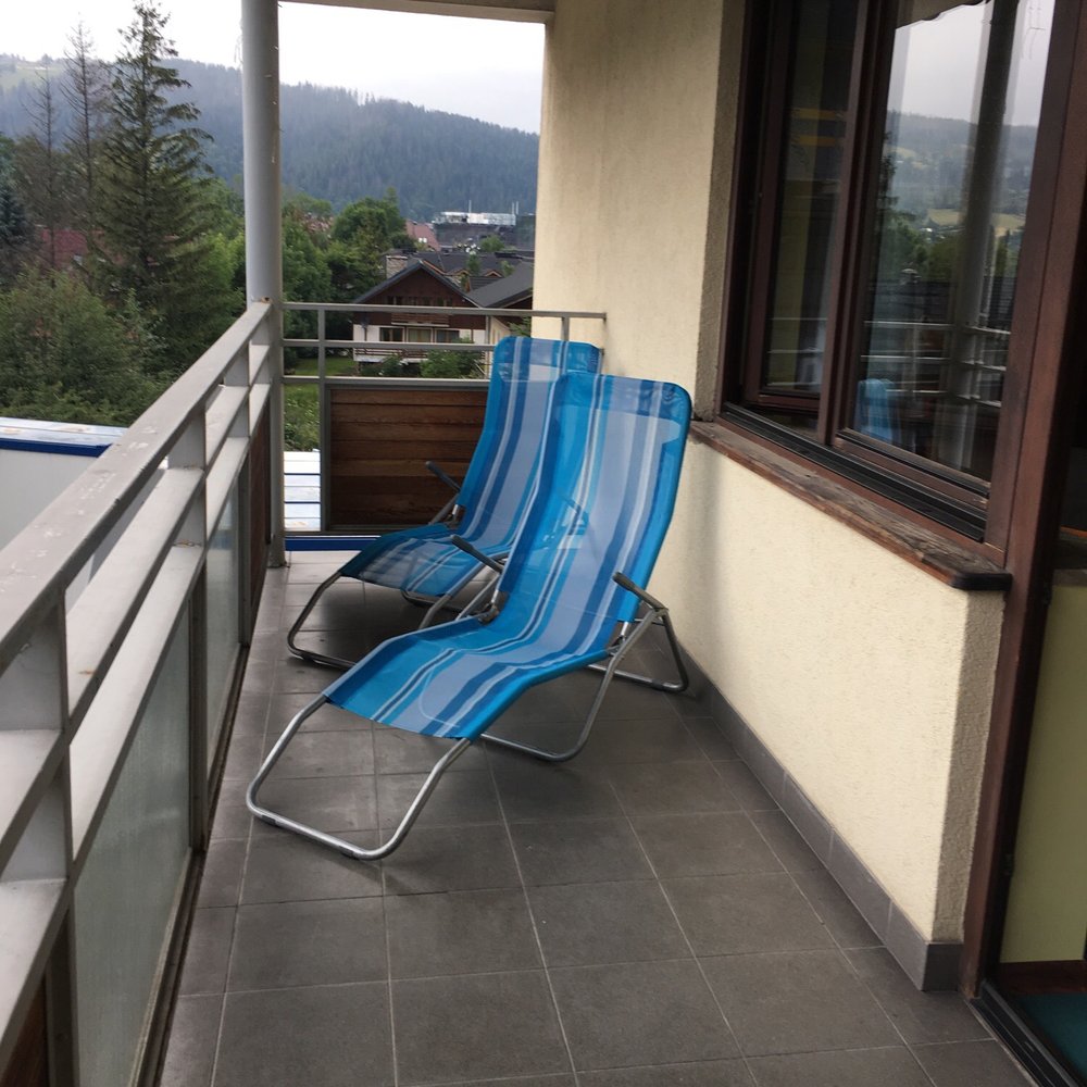 Hotel Wersal - Outside balcony with chairs - Hotels Near Me - Zakopane, Massachusetts