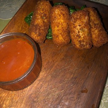 Pane e Vino - Crocchetta fiorentina - these are vegetarian !! - Italian Near Me - Miami Beach, Florida Pane e Vino - Crocchetta fiorentina - these are vegetarian !! - Italian Near Me - Miami Beach, Florida