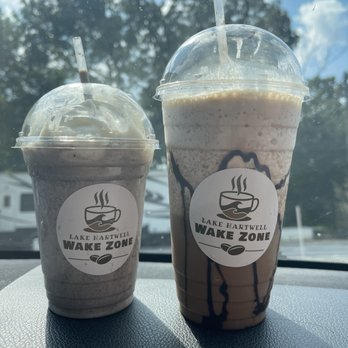 Lake Hartwell Wake Zone - Oreo milkshake and mocha frappe - Coffee & Tea Near Me - Anderson, South Carolina