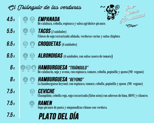 Menu photo 2 El Triángulo de las Verduras Madrid, M