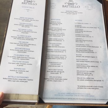 Battello - Cocktail & lunch menu - Italian Near Me - Jersey City, New Jersey